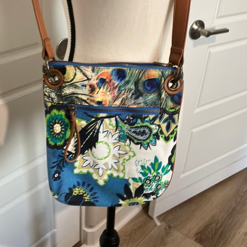 Coco & Carmen paisley shoulder cross body bag
